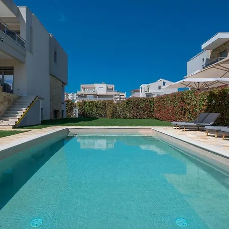 Sea Wind Luxury With Private Heated Pool Kassandra Halkidiki 빌라 *